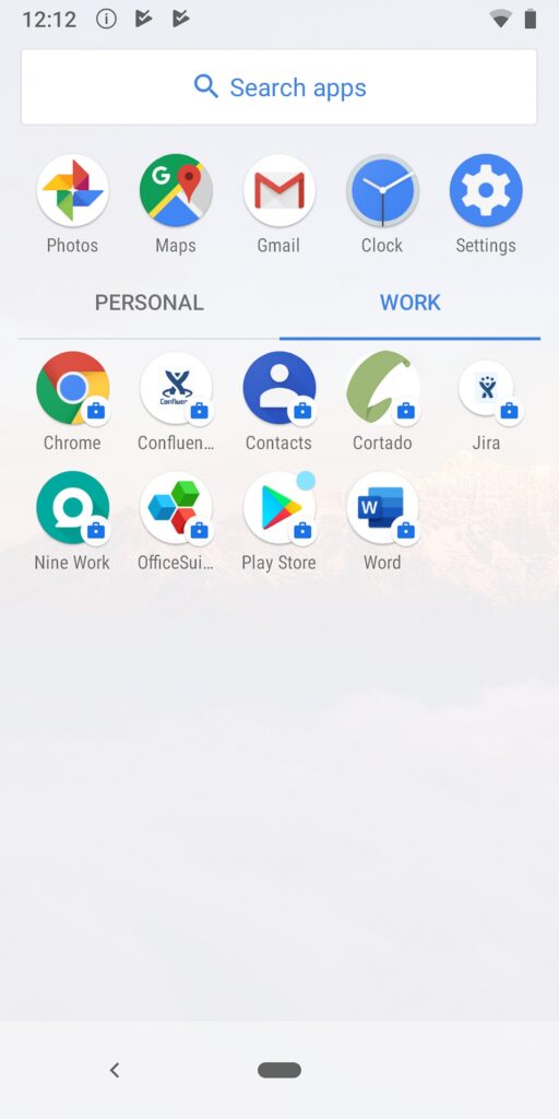 The Android Work Profile, and important Android Enterprise feature 