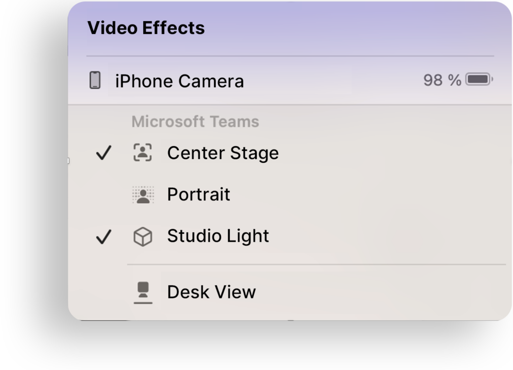Video Effects for iPhone Webcam