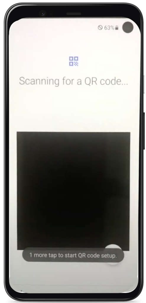 COPE für Android: Einfache Einrichtung mit Cortado MDM. QR Code scan