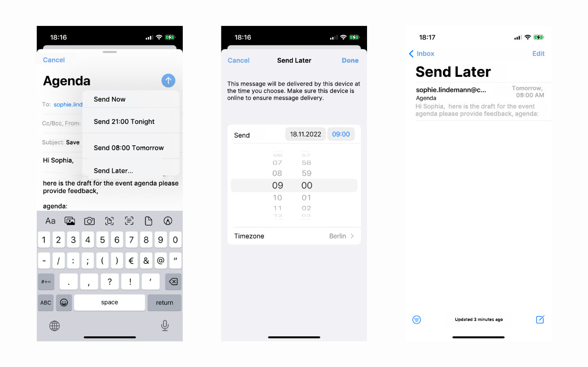 Scheduled Emailing: How to Send Emails Later with iOS