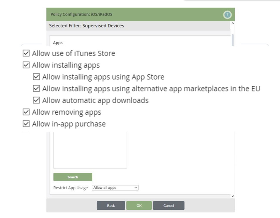 New: Prevent 3rd party app stores on iOS devices